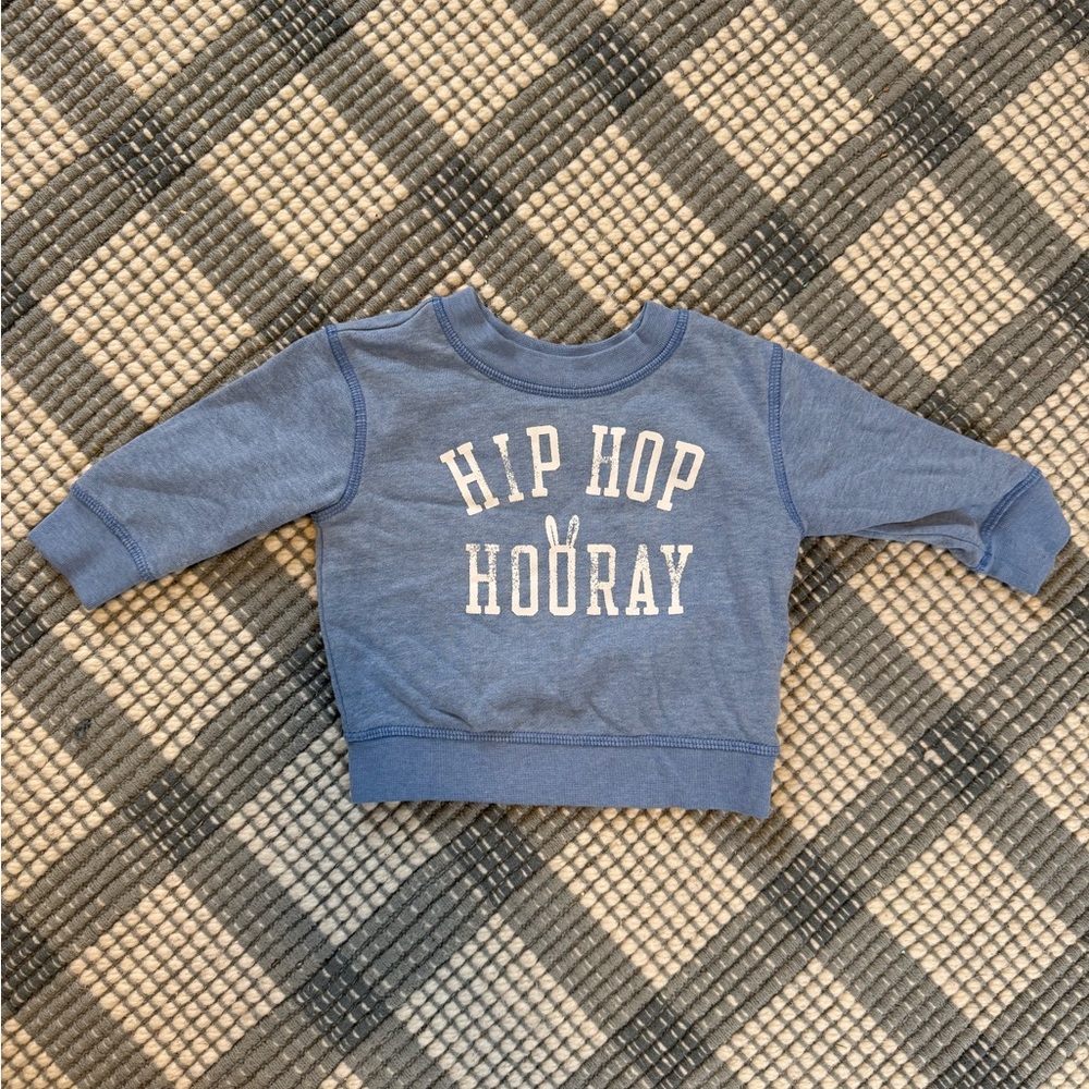 GAP Blue "Hip Hop Hooray" Kids Pullover Sweatshirt